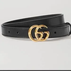 Gucci | Accessories | Leather Belt With Double G Buckle  display picture 3